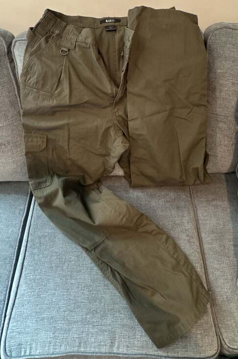 5.11 Tactical Other - 5.11 Tactical Cargo Pants Olive Green Mens Size 36x34